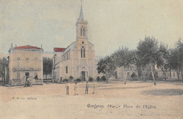 CPA 83 GONFARON PLACE DE L'EGLISE - Andere & Zonder Classificatie