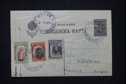 BULGARIE - Affranchissement Surchargés Sur Entier Postal En 1917 - L 118974 - Cartes Postales