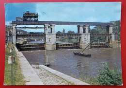 Cpsm Cpm 35 REDON Anime Barrage Sur La Vilaine Pecheur - Redon