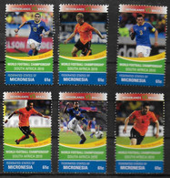 MICRONESIE  N° 1794/99  * *  ( Cote 12e )  Cup 2010  Football Soccer  Fussball Pays Bas Bresil - 2010 – Afrique Du Sud