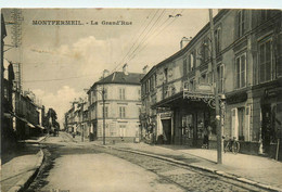 Montfermeil * La Grand Rue De La Commune Commerces Magasins - Montfermeil