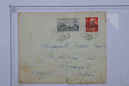 AT9 ESPANA   BELLE LETTRE   1955 CORREO AERO VIGO POUR MORBIHAN FRANCE    +  + AFFRANCH. PLAISANT - Covers & Documents