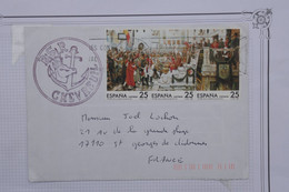 AT9 ESPANA   BELLE LETTRE   POUR  ST GEOGE DE DIDONNE  FRANCE    + BSR CHEVREUIL  + AFFRANCH. PLAISANT - Storia Postale