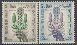 SUDAN 193-194,unused - Contre La Faim