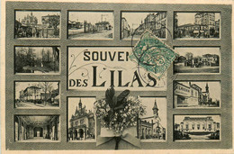Les Lilas * Souvenir De La Ville * Cpa Multivues - Les Lilas