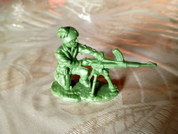 Soldatini - Militare Con Mitragliatrice - In Plastica - Small Figures