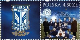 Poland 2022 / 100th Anniversary Of KKS Lech Poznań, Football Club, Lech Stadium, Sport / With Tag MNH** New!!! - Unused Stamps