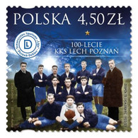 Poland 2022 / 100th Anniversary Of KKS Lech Poznań, Football Club, Lech Stadium, Sport / Stamp MNH** New!!! - Unused Stamps