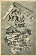 Neuilly Sur Marne * Souvenir De La Commune * Cpa Multivues - Neuilly Sur Marne