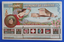 CP AVIATION AVIONS ILLUSTRATEUR VALERIO MELLONE RAYMONDE DE LAROCHE Sur VOISIN - édition MELLONE à CAMBRAI - Aviadores