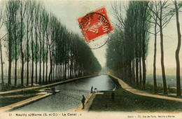 Neuilly Sur Marne * Vue Sur Le Canal * Pêche à La Ligne Pêcheur - Neuilly Sur Marne