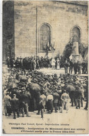 D 88. URIMENIL.  INAUGURATION DU MONUMENT ELEVE AUX SOLDATS MORTS POUR LA FRANCE. CARTE ECRITE - Urimenil