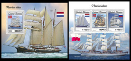 GUINEA BISSAU 2021 - Tall Ships, M/S + S/S. Official Issue [GB210721] - Barche