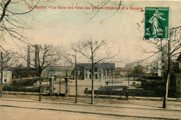 Pantin * La Salle Des Fêtes Des Quatre Chemins Et Le Square * Cheminée - Pantin