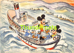 Delcampe - CPSM WALT DISNEY MICKEY MOUSE DONALD DUCK ORANIA VERLAG BONN - Sonstige & Ohne Zuordnung