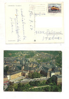 9972 Luxembourg 1967 Card Stamp F1,50 Train Mark Solo Per Italia - Cartas & Documentos