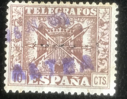 Espana - Spain - C8/19 - (°)used - 1939 - Michel 80 - Telegraafzegels - Télégraphe