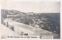 PALESTINE  ISRAEL  BRITISH OFFICIAL PHOTOGRAPH POSTCARD VIEW OF JAFFA 1918  JUDAICA WW1 NO. 524 - Palestine