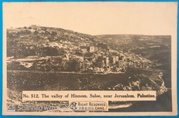 PALESTINE  ISRAEL  BRITISH OFFICIAL PHOTOGRAPH POSTCARD NEAR JERUSALEM  JUDAICA WW1 1918  NO. 512 - Palestine