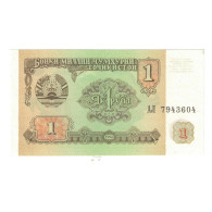 Billet, Tadjikistan, 1 Ruble, 1994, KM:1a, SUP+ - Tadzjikistan