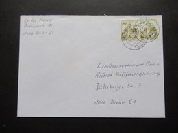Berlin (West) 1977 Verwendet 1990 Freimarken BuS Nr.534 C / D Stempel Berlin Nachträglich Entwertet Ortsbrief Berlin - Cartas