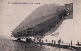 Zeppelin'sches Luftschiff Modell Nr. 4. (1908). - Dirigeables