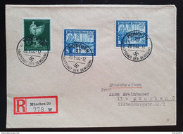 Deutsches Reich 1944, Reko Brief MiF MÜNCHEN - MÜNCHEN - Covers & Documents