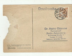 BERLIN GS 1951 - Postkaarten - Gebruikt