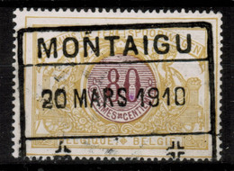Chemins De Fer TR 39, Obliteration Centrale Nette MONTAIGU, Superbe, R.RARE - 1895-1913