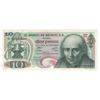 Billet, Mexique, 10 Pesos, 1977, 1977-02-18, KM:63i, TTB - Mexico
