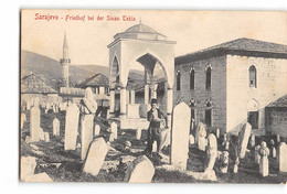 CPA Bosnie Sarajevo Friedhof Bei Der Sinan Tekia - Bosnië En Herzegovina