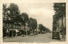 St Ouen * Avenue Des Batignolles * Café * Automobile Voiture Ancienne - Saint Ouen