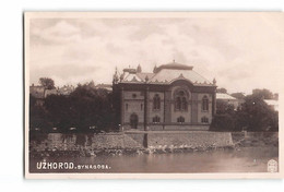 CPA Ukraine Uzhorod La Synagogue - Judaica - Ukraine