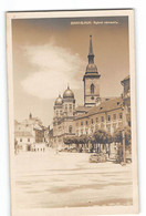 CPA Slovaquie Bratislava Pozsony La Place Synagogue - Judaica Carte Photo - Slowakei