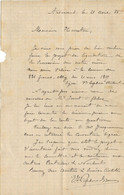 BELGIQUE - N°46 OBLITERE CELLES + BOITE RURALE US SUR LETTRE D'ANSEROEUL, 1885 - 1869-1883 Leopold II.