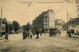 St Denis * Le Boulevard Châteaudun Et La Rue Jeannot * Buvette - Saint Denis