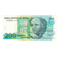 Billet, Brésil, 200 Cruzeiros, 1990, UNdated (1990), KM:229, NEUF - Brésil