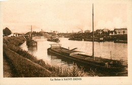 St Denis * Vue Sur La Seine * Péniche Batellerie - Saint Denis