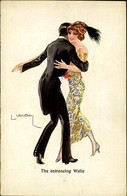 USABAL SIGNED 1910s POSTCARD - THE ENTRANCING WALTZ / COUPLE DANCING - N.103/2 (3078) - Usabal