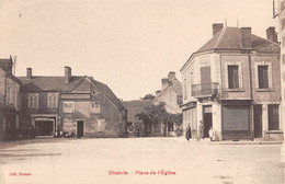 CPA 36 CHABRIS PLACE DE L'EGLISE - Other & Unclassified