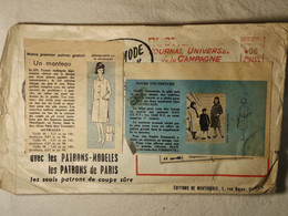 Ancien Patron De La Revue "L'ECHO DE LA MODE" De 1962 - Taille 44 - N°G203 - Un Manteau - Patrones