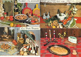 Lot 9 Cartes Postales - Recettes De Cuisine - Recettes (cuisine)