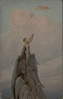 S. SOLOMKO SIGNED 1910s POSTCARD - DREAM OF ICARUS - EDIT T.S.N. N.151 (3084) - Solomko, S.