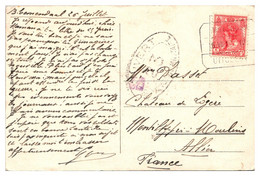 Pays Bas - Censure Sur Carte Postale - Marcophilie