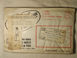 Ancien Patron De La Revue "L'ECHO DE LA MODE" De 1962 - Taille 44 - N°G260 - Une Robe Gansée - Patterns