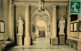 Vaujours * école Fénelon * Le Vestibule D'entrée * Groupe Scolaire * Cpa Toilée Colorisée - Autres & Non Classés