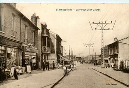 Stains * Le Carrefour Jean Jaurès * Quincaillerie A La Ménagère * épicerie * Coiffeur - Stains