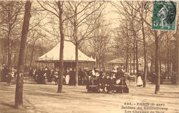 PARIS-75006-JARDINS DU LUXEMBOURG LES CHEVAUX DE BOIS - Paris (06)