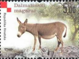 DALMATIAN DONKEY - Croatian Autochthonous Breeds ( Croatie MNH** ) âne Baudet Bourricot Burro Asno Esel Asino Donkeys - Esel