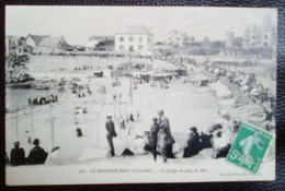 CPA - Le Bourg De Batz - La Plage Un Jour De Fête - Batz-sur-Mer (Bourg De B.)